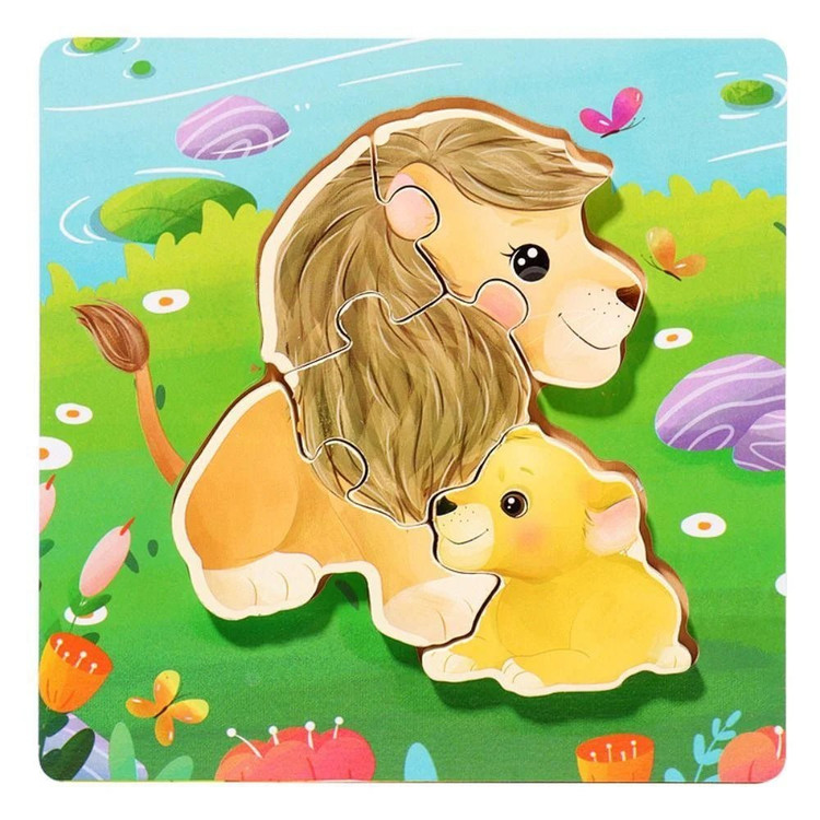 پازل ۵ تکه چوبی
