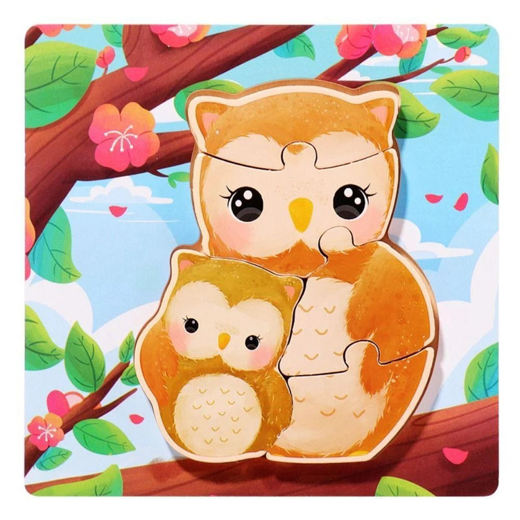 پازل ۵ تکه چوبی