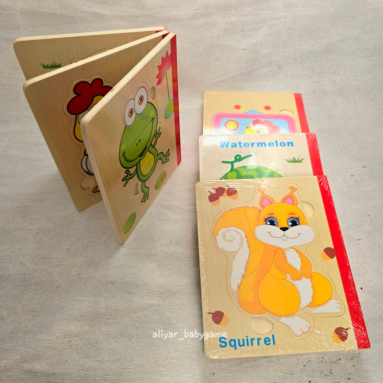 پازل کتابی طرح سنجاب